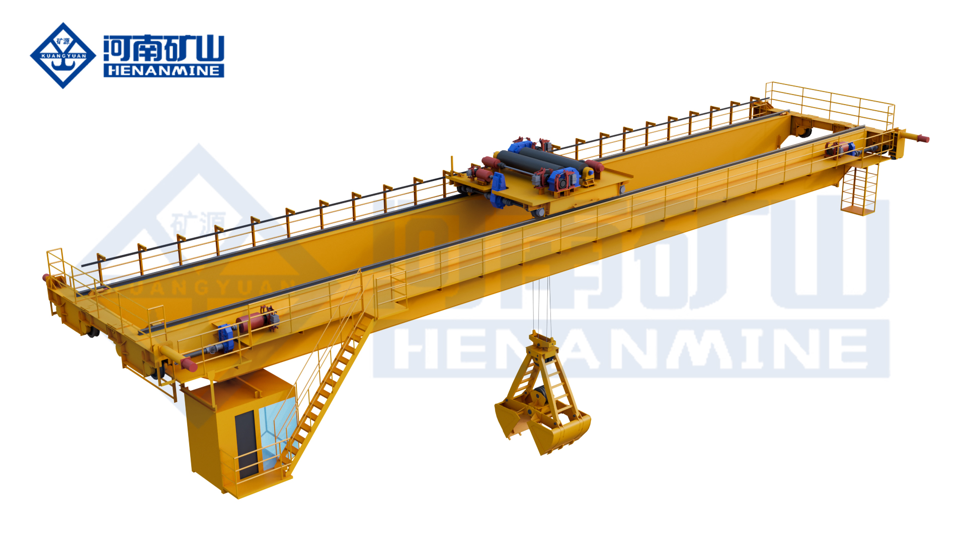 Grab Double-Girder Bridge Crane